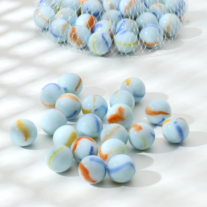 Декор стекло «Марблз», набор 250 г, МИКС - Фото 1