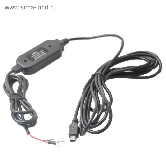 Провод для скрытой установки видеорегистратора, mini USB, 5 В, 1.5 A, 3 м - Фото 1