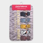 Коврик для ванной и туалета Доляна «Кошки», 40×60 см - Фото 6