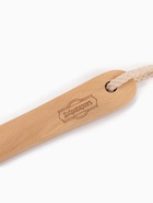 Щётка массажная для тела, из натуральной щетины, с ручкой, гладкая - Фото 4