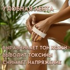 Щётка массажная для тела, из натуральной щетины, с ручкой, гладкая - Фото 5