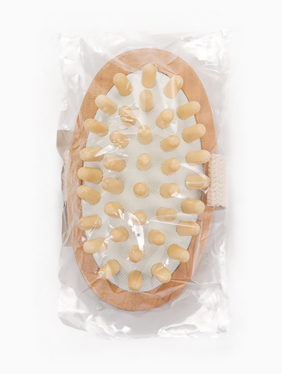 Щётка массажная для тела, гладкая