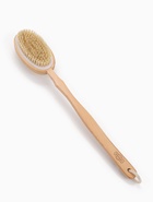 Щётка массажная для тела, из натуральной щетины, двусторонняя, с ручкой, гладкая - Фото 8