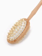 Щётка массажная для тела, из натуральной щетины, двусторонняя, с ручкой, гладкая - Фото 9