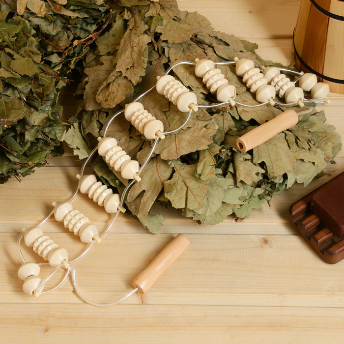 Массажёр банный, роликовый, 95 см - Фото 1