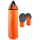 Набор боксёрский детский «Гигант»: перчатки, груша, d=25 см, h=80 см, цвета МИКС - Фото 2