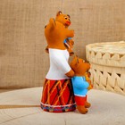 Сувенир «Медведица с медвежатами», 6×8×13 см, каргопольская игрушка - Фото 20