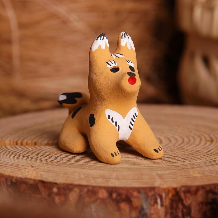 Сувенир «Собака», 3,5×4×5,5 см, каргопольская игрушка, микс - фото 1906939204
