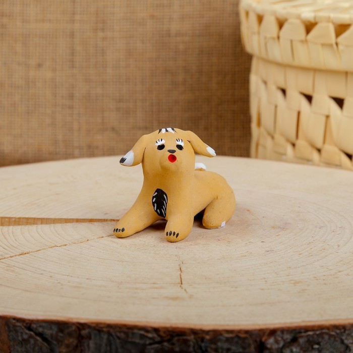 Сувенир «Собака», 3,5×4×5,5 см, каргопольская игрушка, микс - фото 1927400568