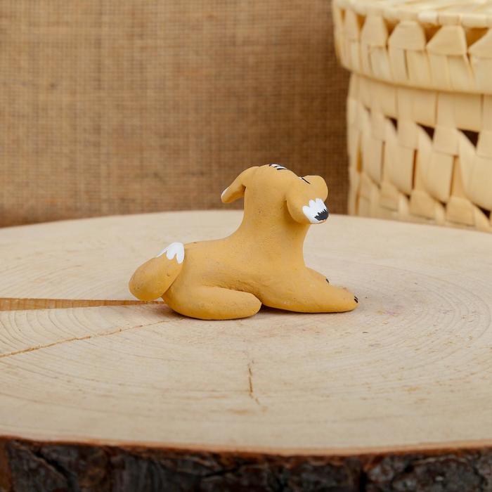 Сувенир «Собака», 3,5×4×5,5 см, каргопольская игрушка, микс - фото 1906939207