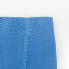 Колготки детские махровые «Совы», цвет голубой, рост 110-116 - Фото 2