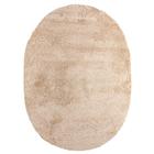 Ковёр Фризе «Шегги», цвет меланж, овал 80х150 см - фото 8704360