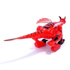 Динозавр-робот DRAGON, работает от батареек, световые и звуковые эффекты, МИКС - Фото 3