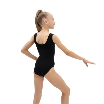 Купальник для гимнастики и танцев Grace Dance, р. 36, чёрный