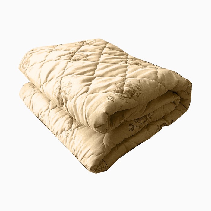 Одеяло многоигольная стежка Верблюжья шерсть 200х215 см 150 гр, пэ, конверт - Фото 1