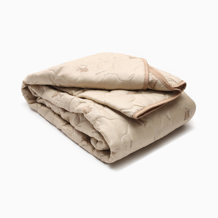 Одеяло многоигольная стежка Овечья шерсть 140х205 см 150 гр, пэ, конверт - Фото 1