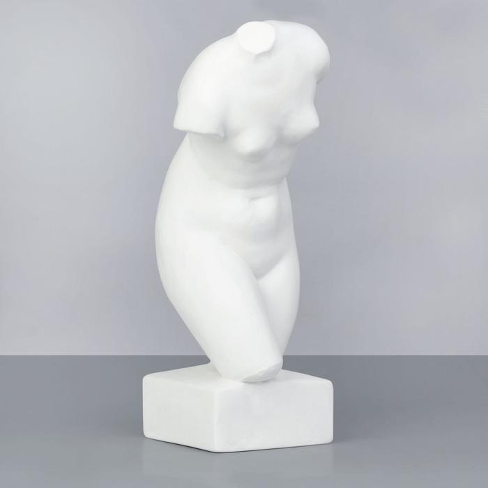 Гипсовая фигура Торс Афродиты (Венеры), 18 х 18 х 42 см - Фото 1