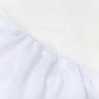 Наматрасник непромокаемый Практичный 140х200/25 натяжка мембрана, хлопок 52%, полиэстер 48% - Фото 3