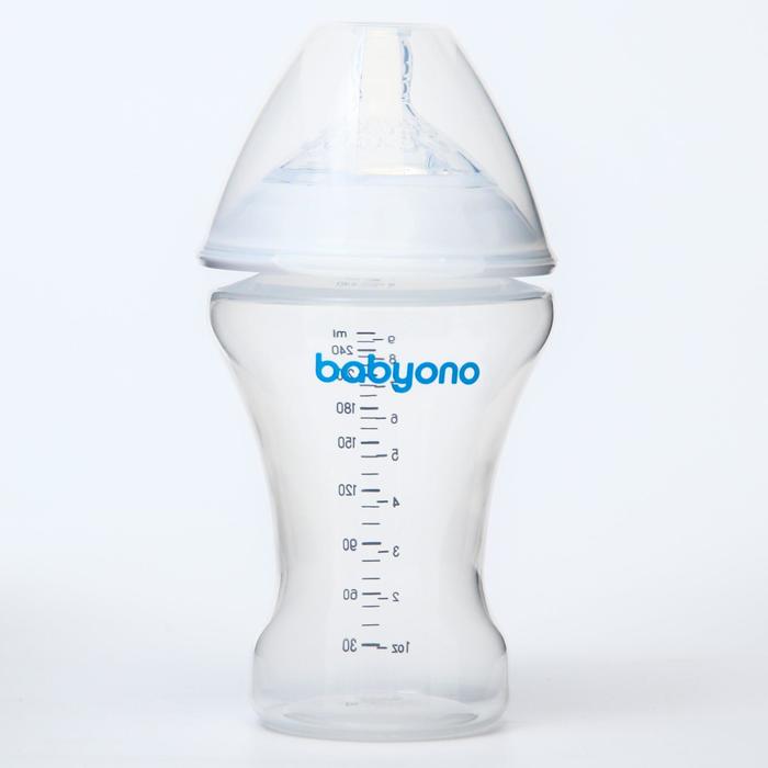 Бутылочка антиколиковая BabyOno, 260 мл