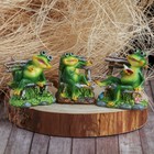 Сувенир полистоун "Лягушонок на скамеечке" МИКС 5,5х5х3,5 см - Фото 1