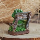 Сувенир полистоун "Лягушонок на скамеечке" МИКС 5,5х5х3,5 см - Фото 5