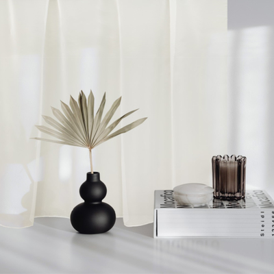 Штора-тюль для кухни Witerra 140×180 см, цвет молочный, вуаль, п/э100%