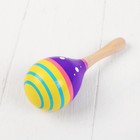 Музыкальная игрушка «Маракас», с белым горошком, цвета микс - Фото 5