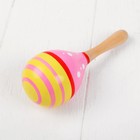Музыкальная игрушка «Маракас», с белым горошком, цвета микс - Фото 6