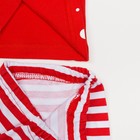 Пижама детская, размер 64, рост 122-128 см красный/белый (Лось ) - Фото 5