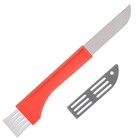 Нож грибника со щеточкой, цвет МИКС - Фото 3