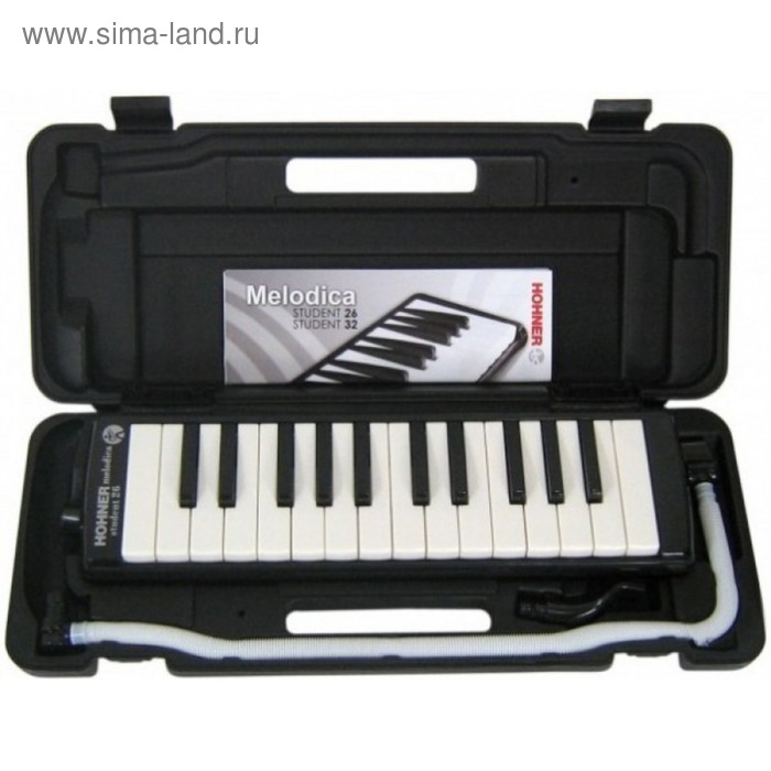 Духовая мелодика HOHNER Student 26 Black26 клавиш,  черный - Фото 1