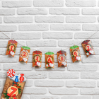 Гирлянда новогодняя «Скоро новый год», с прищепками - Фото 1