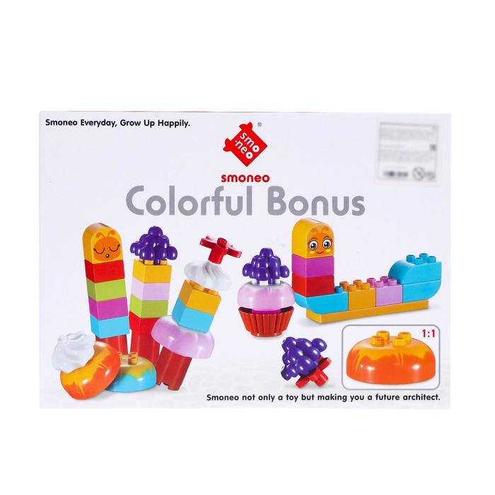 Конструктор «Забавные кексы», 30 деталей 43852