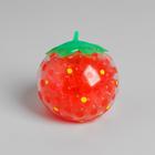 Мялка «Земляничка», с гидрогелем, цвет красный - Фото 1