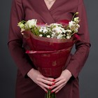 Калька для цветов "Французская открытка", цвет малиновый, 0,5 х 10 м - Фото 4