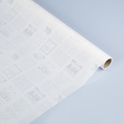 Калька для цветов "Французская открытка", цвет белый, 0,5 х 10 м - Фото 1
