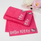 Полотенце детское Hello Kitty 70х130 см, цвет розовый 100% хлопок, 400 г/м² - Фото 2