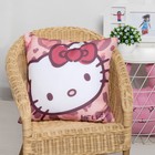 Подушка декоративная Hello Kitty 40х40, цвет розовый 100% полиэстер - Фото 1