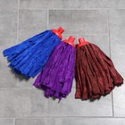 Насадка для швабры ленточная Доляна, микрофибра, 30×10×6 см, МИКС - Фото 6