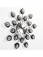 Часы настенные интерьерные «Чёрные лепестки», серия: Ажур, бесшумные, плавный ход, 47×47 см, d=15 см, от батарейки 1×АА - Фото 6