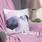 Подушка декоративная "Этель" Агат, 45х45 см, п/э, велюр - Фото 6