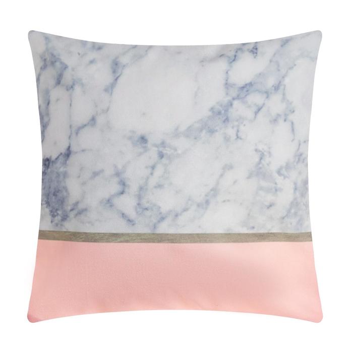 Подушка декоративная "Этель" Мрамор, 45х45 см, п/э, велюр - Фото 1