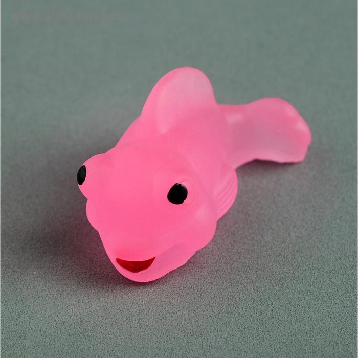 Мялка-антистресс «Рыбка», светоотражающая, цвета МИКС - Фото 1