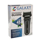 Электробритва Galaxy GL 4200, 3 Вт, сеточная, триммер, АКБ, чёрная - Фото 7