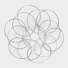 Фруктовница Доляна, 28.5×28.5×8.5 см, хромированная - Фото 3