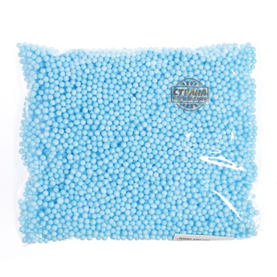 Наполнитель для воздушных шаров и слаймов «Пенопласт», 20 г, цвет голубой