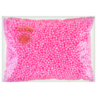 Наполнитель для шаров и слаймов «Пенопласт», 0,3 см, 20 г, цвет розовый, МИКС - фото 5791304