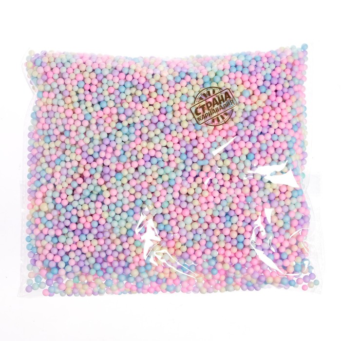 Наполнитель для воздушных шаров и слаймов «Пенопласт», 20 г, МИКС - Фото 1