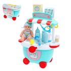 Игровой модуль «Тележка здоровья» с пупсом, 24 предмета - фото 42838884