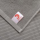 Полотенце двухстороннее «Этель. Олимп», 70×140 см, 380 г/м², 100% хлопок, светло-серый - Фото 3